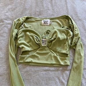 Princess Polly Crop Top and Shoulder Shrug